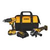 Combo Dewalt Dck248p1b2 Taladro 1/2'' + Esmeriladora 4-1/2''
