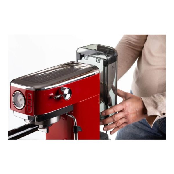 Cafetera Expreso Ariete Slim Roja 1381 Albion Color Rojo - Imagen 2