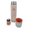 Termo Stanley Rosado 600 Ml Original Kirkor 24 Hrs Caliente - Imagen 2