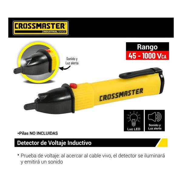 Detector Voltaje Inductivo Buscapolo Crossmaster 9936594 Kk - Imagen 5