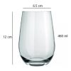 Vaso Refresco Nadir 480 Ml Dubai X 6 Uni Kirkor - Imagen 2