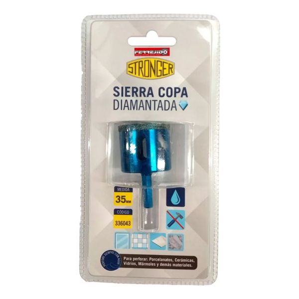 Mecha Sierra Copa Broca Diamantada 35mm Stronger- Kirkor