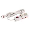 Alargue Zapatilla Electrica 2 Schucko + 4 Tres Linea Kirkor - Imagen 2