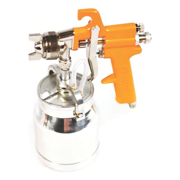 Pistola Para Pintar Lusqtoff De Baja 1,8mm Succión Tacho 1lt - Imagen 2