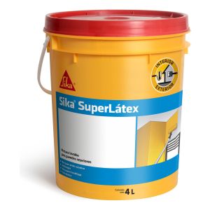 Pintura Paredes Lavable Sika Superlatex 4 Lt. Kirkor