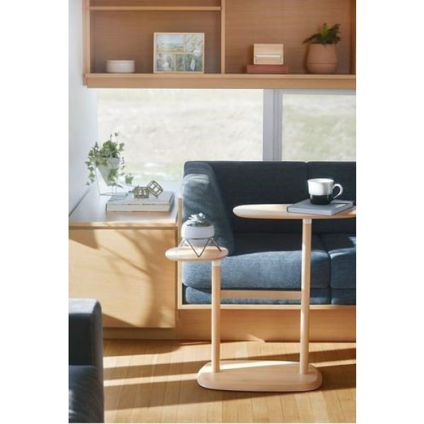 Mesa Auxiliar Tapa Giratoria Plegable Interc Madera Umbra - Imagen 5