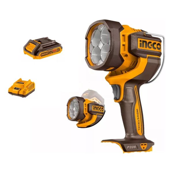 Linterna 2000 Lumens 20v P20s S/bat Cwli2088 Ingco Kirkor - Imagen 2