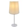 Portátil Mesa Metal Blanco C/pant. Tela E27 O250mm