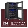 Enfriadora De Vinos Dual Zone Xion Xi-cava24 220v Kirkor - Imagen 2