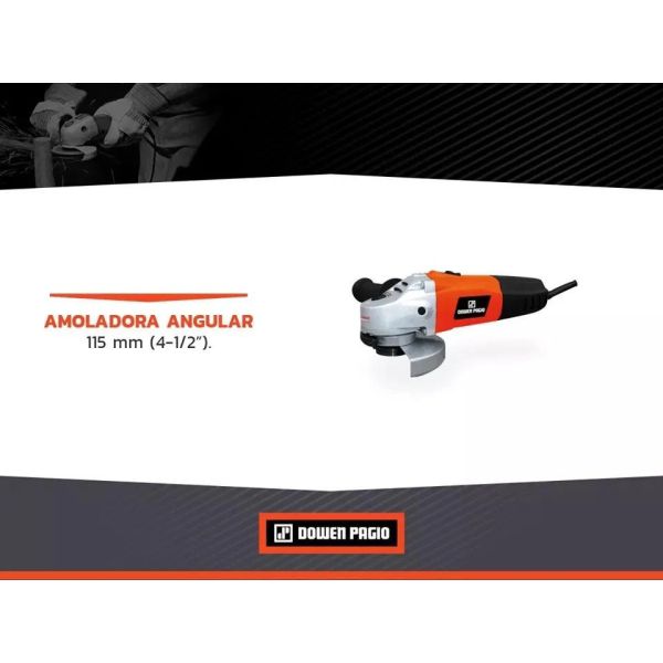 Amoladora Angular 4 1/2 Pulidora Dowen Pagio 900 Watts - Imagen 6