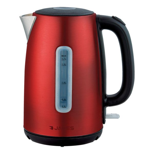 Jarra Electrica James Je 17 Roja, Negra O Inox 1,7 Lts Mate