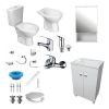Juego De Baño Completo (loza Griferia Accesorios Mueble)