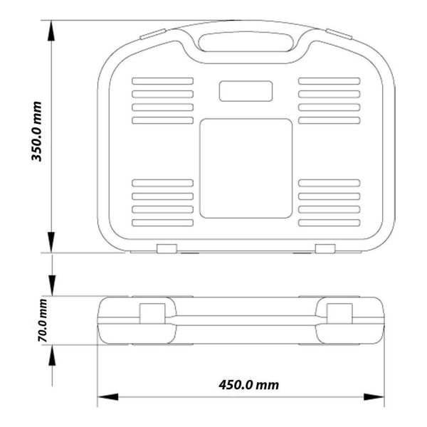 Caja Maletín Con Herramientas 43 Piezas Tramontina Pro - Imagen 2
