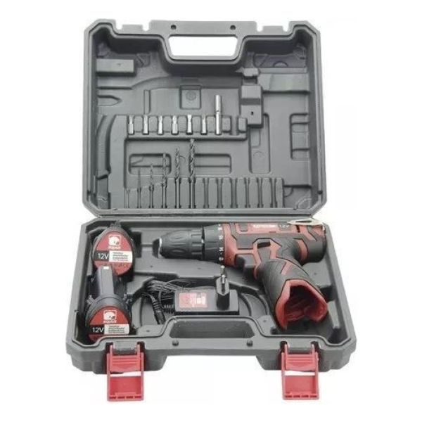 Taladro Atornillador Inalámbrico 12v Maletín 2 Bateria Litio - Imagen 2
