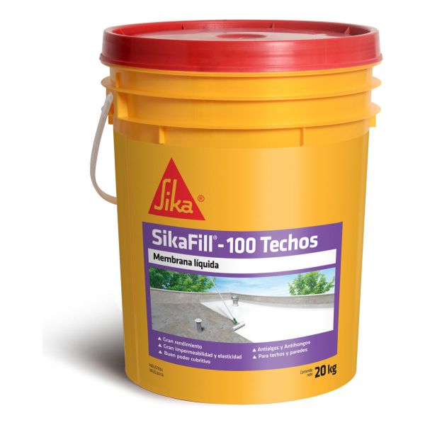 Membrana Líquida Sika Sikafill-100 Techos 20kg Kitkor