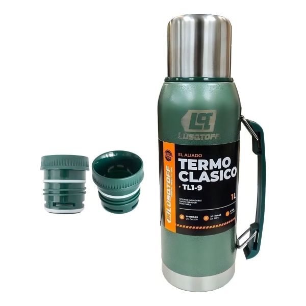 Termo 1 Litro Acero Inoxidable Lusqtoff Frio Y Calor - Imagen 16