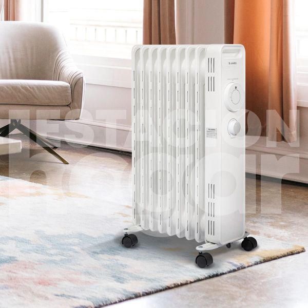 Radiador James Ra 2000w G2 Blanco De Aceite 9 Element Kirkor - Imagen 2