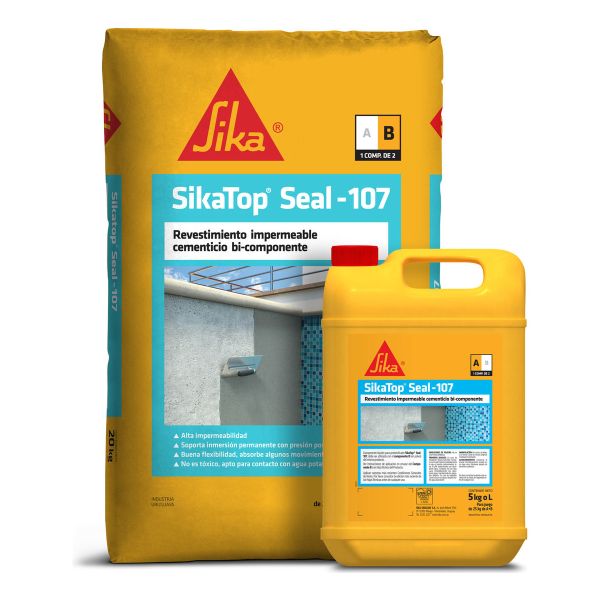 Revestimiento Cementicio Impermeable Sikatop(R) Seal-107 25kg