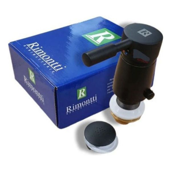 Monocomando Bidet Con Transferencia Negro Palito Rimontti