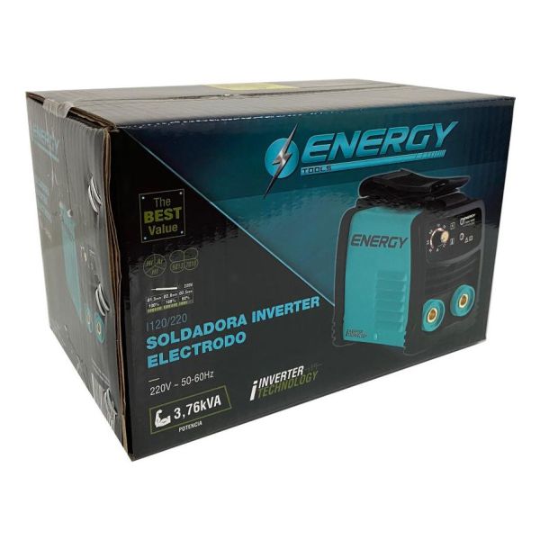 Soldadora Energy 120amp Mma R11-r13 2,5mm Practica Y Liviana - Imagen 4