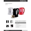Jarra Electrica Punktal Pk3325 1.7 Litros 2200w Amv Color Ne - Imagen 2