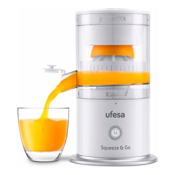 Exprimidor A Bateria Ufesa Squeeze & Go 220ml 45w Color Blan - Imagen 2