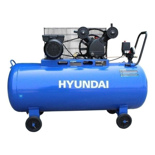 Compresor De Aire Eléctrico Hyundai Hyac 100c 100l 2hp 110v