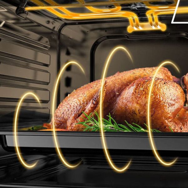 Horno De Empotrar Xion 76 Lts Digital Vidro Negro Kirkor - Imagen 2