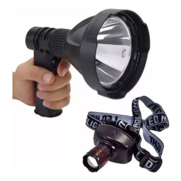 Foco Faro Mulita 10 Watts Recargable + Obsequio Un Minero