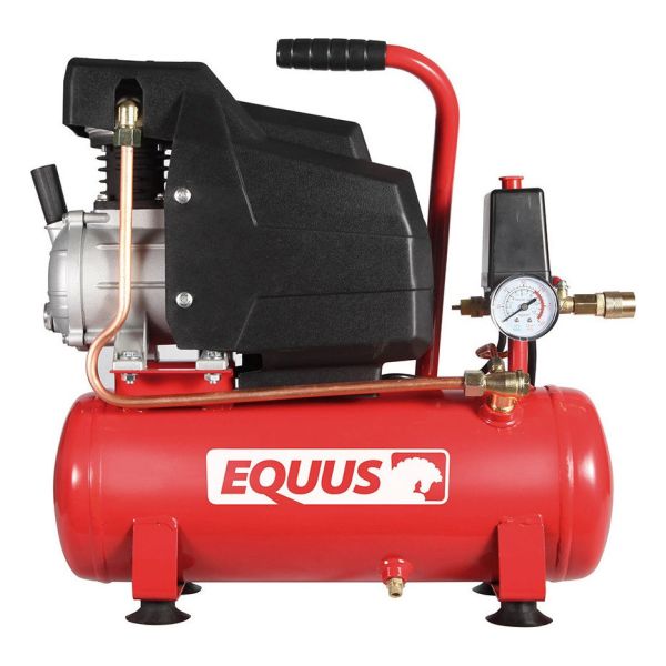 Compresor 1.5hp 10 Litros Premium Equus 8 Bar Kirkor - Imagen 2