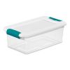 Caja Plástica Transparente Con Tapa, 6 Litros