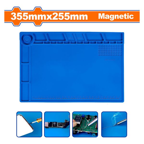 Manta Silicona 355x255mm Magnetica Anti Estatica Wadfow - Imagen 2