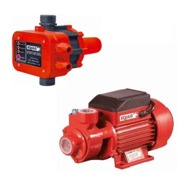 Kit Bomba De Agua Periférica 0.5hp + Control Automático Equu
