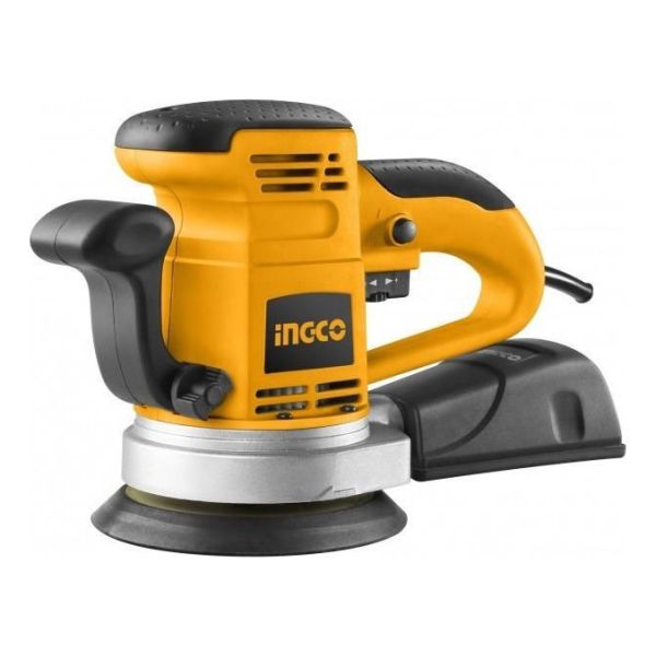 Kit Lijadora Roto Orbital Ingco 450w + Lijas Velctro Kirkor - Imagen 2