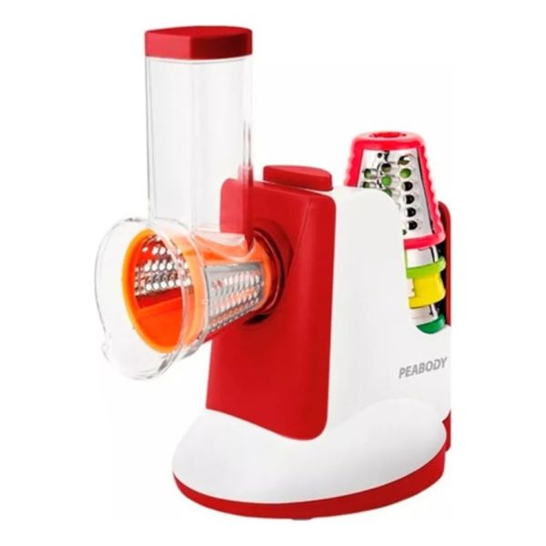 Rallador Eléctrico Rojo Peabody Accesorio Smoothie Helado