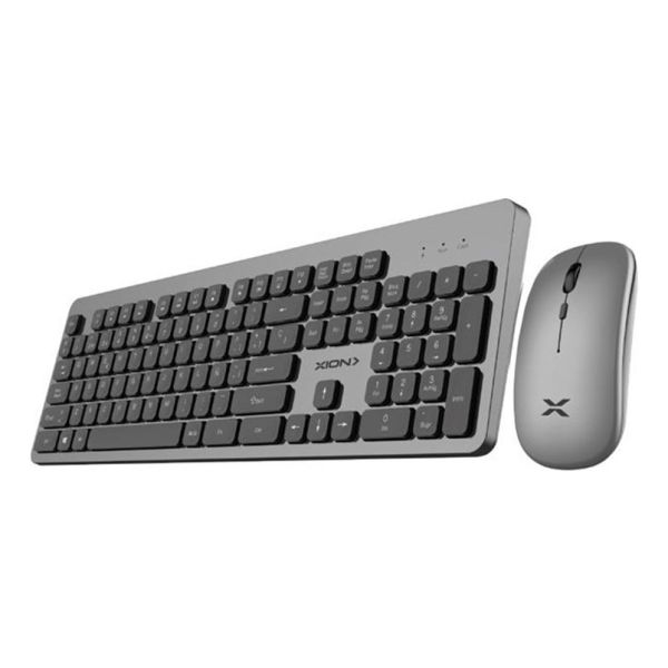 Combo Mouse Y Teclado Inalambrico Xion Kbcombow3 Recargable