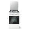 Cocina Smartlife De Acero Inox A Gas + Microondas Sl-ks5060g