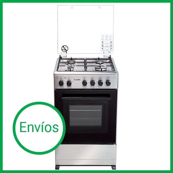 Cocina James C 555 Tks Inox Combinada Grill Y Luz Kirkor - Imagen 2