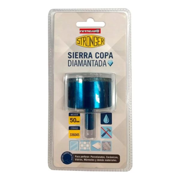 Mecha Sierra Copa Broca Diamantada 50mm Stronger- Kirkor
