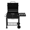 Parrilla Parrillero Barbacoa Carbón Portátil Ruedas Lusqtoff - Imagen 4