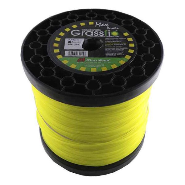 Tanza Para Bordeadora Cuadrada 2.4mm X 2kg 304m Mazzaferro