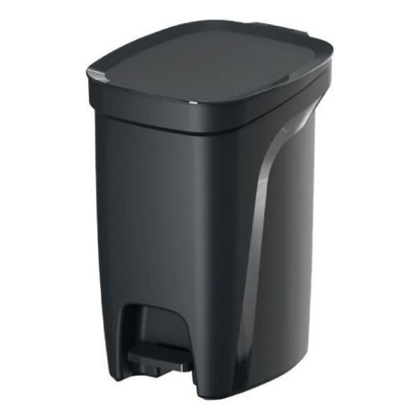 Papelera Tramontina Compact 10l Color Negro Kirkor