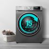 Lavasecarropas Hisense 10/6kg Titanium - Imagen 3