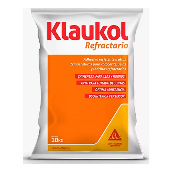 Pegamento Adhesivo Klaukol Refractario 10kg Sika Kirkor