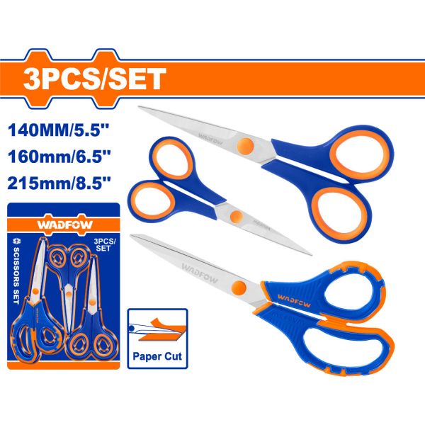 Set X 3 Tijeras Wadfow Wsx4633 Pg - Imagen 2