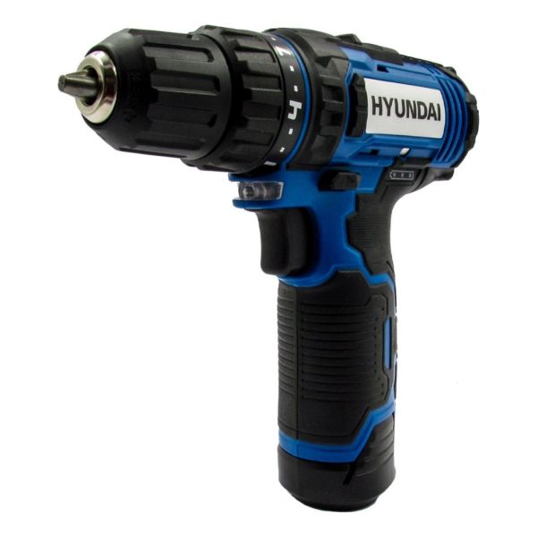 Taladro A Batería Hyundai 12v C/ 17 Pcs Hycd12