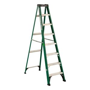 Escalera Fibra De Vidrio Tipo Tijera Cuprum 7 Escalones 792-