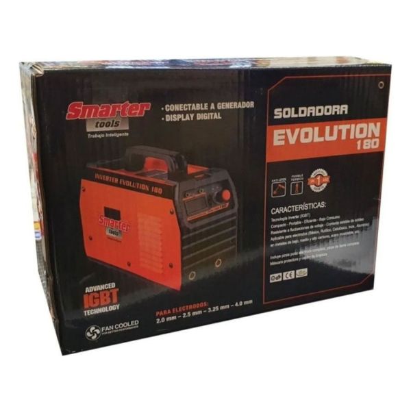 Soldadora Inverter Mma Smarter Evolution 160amp Con Mascara - Imagen 5