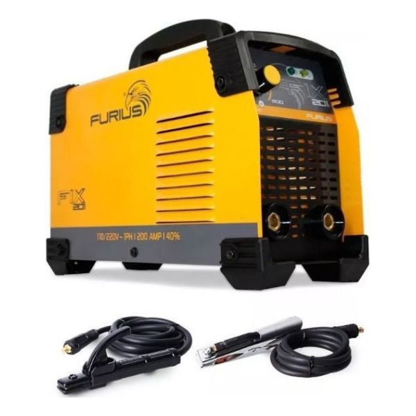 Soldadora Inverter 200 Amp Furius Profesional Turbo Ventilad