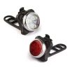 2 Luces De Bicicleta Delantera Trasera 3 Leds Usb Recargable - Imagen 3